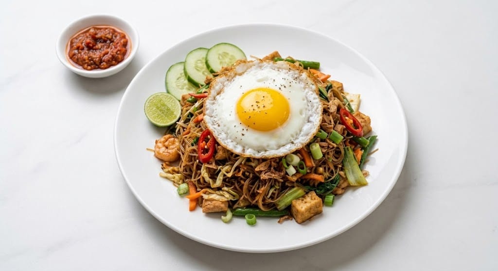 Bihu Goreng Telur Mata